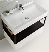 Cezares Тумба и каркас с раковиной Cadro 80 Bianco