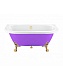 Фэма Акриловая ванна "Elena 168", ножки бронза, покрытие RAL матовое  – фотография-14