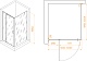 RGW Душевой уголок Passage PA-078B (PA-008B + Z-050-2B) 90x100 профиль черный стекло прозрачное – картинка-6