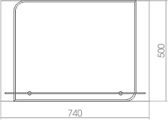 Mixline Зеркало Престиж Венеция 74 – фотография-2