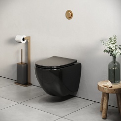 Grossman Унитаз подвесной Color GR-4455BS черный – фотография-8