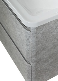 BelBagno Тумба под раковину Albano 80 подвесная Cemento Verona Grigio – фотография-7