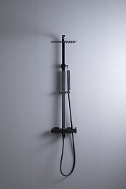 Allen Brau Душевая стойка Infinity 5.21029-31 черный матовый – фотография-10