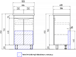 Vigo Тумба под раковину Grani 500-2-0 – фотография-6