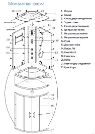 Maroni Душевая кабина Rimini (WDA-023P) – фотография-5