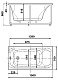 Aquatek Акриловая ванна Альфа 150x70 – картинка-8