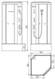 Orans Душевая кабина SR-86172 – фотография-10