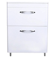 Style Line Тумба для умывальника Каре 70 напольная Люкс белая, PLUS