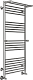 Terminus Полотенцесушитель водяной Аврора П22 500x1200 с двумя полками хром – фотография-5