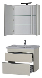 Aquanet Мебель для ванной "Эвора 80" крем – фотография-4