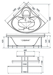 Triton Акриловая ванна Сабина – фотография-10