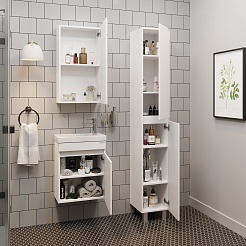 Onika Мебель для ванной Милтон 45 R подвесная белая – фотография-4