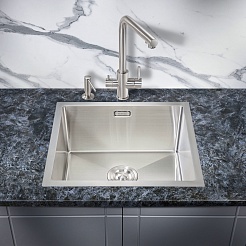 Milacio Мойка кухонная Denia 48 Steel нержавеющая сталь – фотография-5