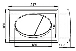 Alcaplast Система инсталляции Sadromodul AM101/1120+M70+M91 4 в 1 кнопка смыва белая – фотография-6