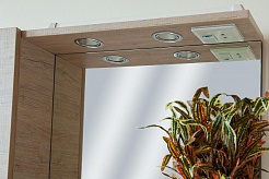 Sanflor Зеркало-шкаф Техас 60 венге, орегон, L – фотография-2