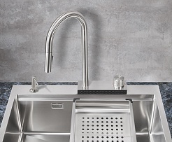 Milacio Смеситель для кухни Ultra MCU.556.SS нержавеющая сталь – фотография-4