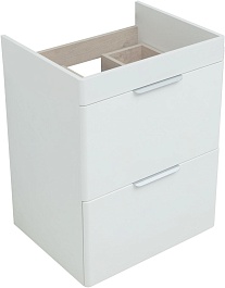 Aquanet Тумба под раковину Ирис New 60 белая глянцевая – фотография-3