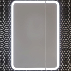 Opadiris Зеркальный шкаф Элеганс 70 белый – фотография-1