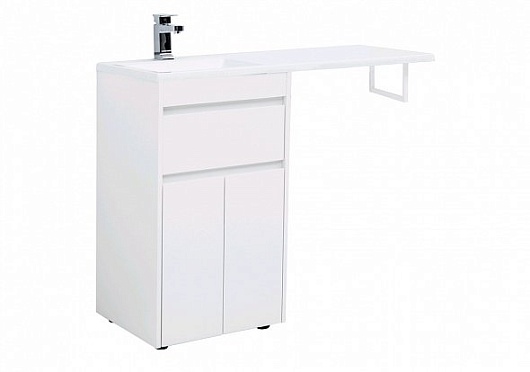 Aquanet Тумба с раковиной Токио 110 L напольная – картинка-3