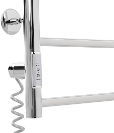 Domoterm Полотенцесушитель электрический Аврора DMT 109-8 50x90 EKT L хром – фотография-3