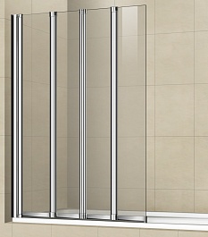 WeltWasser Шторка на ванну WW100 100ZF4-80 – фотография-1