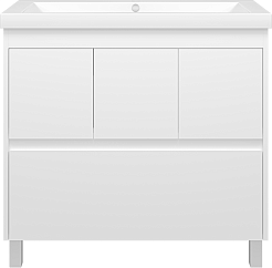 Misty Тумба для умывальника Алиса 90, 1 ящик, напольная – фотография-1