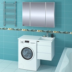 СанТа Тумба с раковиной Марс 38 R подвесная – фотография-3