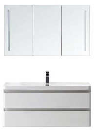 BelBagno Мебель для ванной ENERGIA-N 1200 Bianco Lucido, зеркало-шкаф – фотография-1