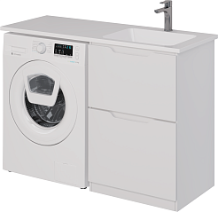 Dreja Тумба под раковину Bona 60 белая – фотография-15