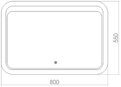 Mixline Зеркало Премьер Пульсар 80 – фотография-2