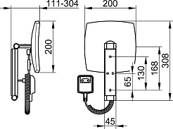 Keuco Косметическое зеркало iLook Move 17613 019001 с подсветкой – фотография-2