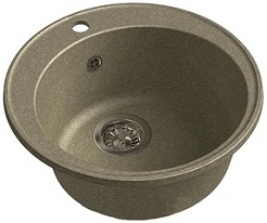 Granfest Мойка кухонная Quarz GF-Z08 Песочный – фотография-1