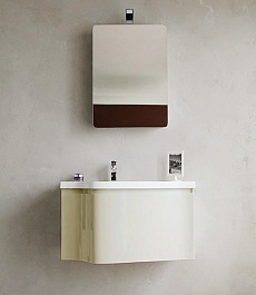 BelBagno Тумба с раковиной FORMICA 80 Tortora Lucido, 1 ящик – фотография-3