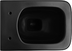 Allen Brau Чаша подвесного унитаза Liberty 4.33007.31 чёрный матовый – фотография-10