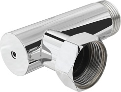 Стилье Уголок с клапаном переходной G 1" НР х G 1" НГ – фотография-1