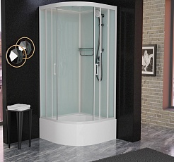 Frank Душевая кабина F400/2 white с крышей – фотография-2