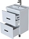 Mixline Мебель для ванной Стив 60 R 2 ящика белая – картинка-21