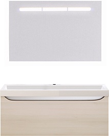 Aqwella Мебель для ванной Верона 100 акация – фотография-1