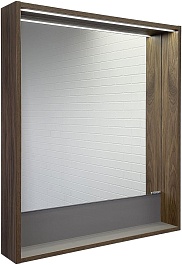 Comforty Зеркало Томари 70 дуб темно-коричневый – фотография-1