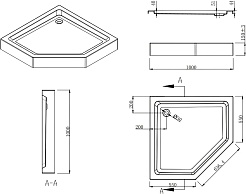 Esbano Душевой уголок ESR-8170 – фотография-12