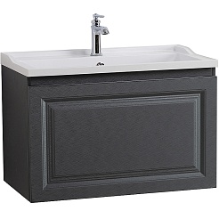 Cezares Тумба с раковиной Giubileo 80 подвесная титан – фотография-1