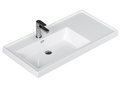 Equil Тумба с раковиной Forest 90 2 ящика подвесная орех/графит – фотография-4