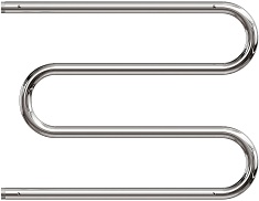 Point Полотенцесушитель водяной М-образный 600x700 PN38667P с полкой хром