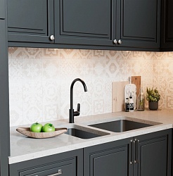 Mixline Смеситель для кухни 35k ML14-032BL чёрный – фотография-4