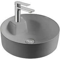 Aquatek Накладная раковина Европа 40 AQ5212-MG матовая серая
