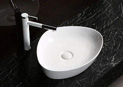 Ceruttispa Раковина накладная 50 CR0021C белая – фотография-3