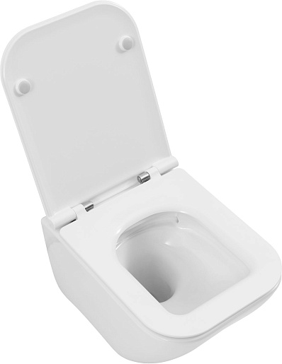 Allen Brau Унитаз подвесной Liberty 4.33011.20 белый с крышкой 4.33015.20 – фотография-14