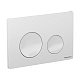 Ceramicanova Кнопка смыва Balance Circle CN12-001W белый глянцевый – фотография-5