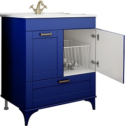 Sanflor Тумба с раковиной Ванесса 75/2 индиго – фотография-3