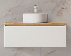 Jorno Тумба под раковину Solis new 100 белая SolN.01.100/P/W/JR подвесная